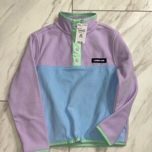 New lands end fleece pullover